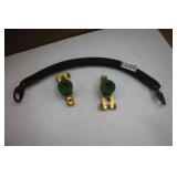 Brass Battery Terminals & HD Carry Strap
