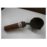 Unique Cast & Wood  Handled Scoop