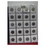 1940s & 50s Canadian 5 Cent Coin Collection