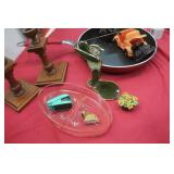 Coal Port, Stain Glass, Candle Sticks, Frying Pan