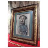 Ornate Gold Framed Victorian Girl
