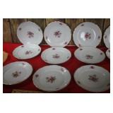 Walbrzych Porcelain Desert Plates