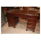 Vintage Wooden Students Desk