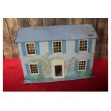 Childs Vintage Tin Doll House
