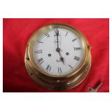 Urgos Brass Ship Clock Germany