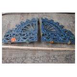 Ornate victorian Cast Iron Architectural Brackest