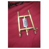 Brass Easel  & Cup & Saucer Holders