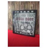 Stage Door Wall Art