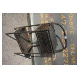Vintage Wicker Sewing Stand