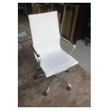 Structube Chrome Swivel Studio Chair