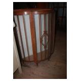 1940s Curved Front  Display Cabinet