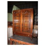 Walnut Display Cabinet