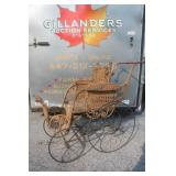 Victorian Wicker Parasol Childs Stroller