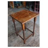 Oak Barley Twist Ocassional Table