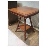 Barley Twist Walnut Table