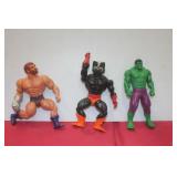 Hulk & Masters Of The Unniverse Action Figures