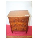 Victorian Era Quarter Sawn Oak Sampler Dresser