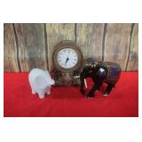 Elephants & Quartz Clock