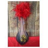 Hand Painted Glass Vase