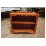 Scrolled Cherry Book Shelf