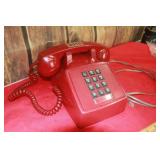 ' Presidents Phone' red Push Dial Vintage Phone