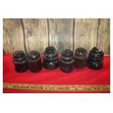 Coloured Glass Insulators