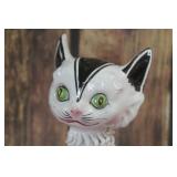 Italian Porcelain Kitty Cat Sculpture