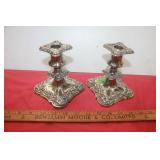 Ornate Metal Candle Sticks