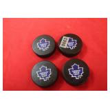 Toronto Maple Leafs Official Hockey Pucks