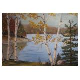 Northern Ontario Landscape Painting  B.Sonley