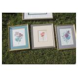 Floral Art Print Collection  Rosa Damascena