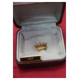 OC Tanner 14k Gold Pin & Original Box