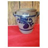 Blue Paint Crock
