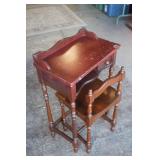 Wooden Telephone Table & Chair