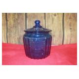 Cobalt Blue Cookie Jar