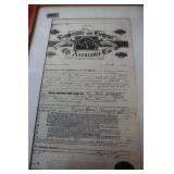 1880s Temperance & General Life Assurance Policy