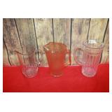 Early Pressed Glass Jugs