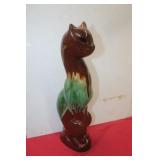 MCM Blue Mountain Pottery Drip Glaze Cat