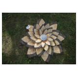 Metal Flower Wall Art  36'
