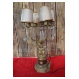 Early Brass Cherub Lamp
