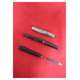 Fountain Pen, Pocket Knife, File