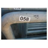 Galvanized Fence  / Gate   43 x 146'