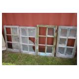 Early Wooden Windows / Brass Hardware
