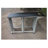 Metal Base Work Cart