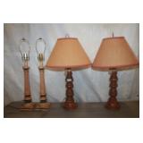 Engelite Table Lamps / Floormodels
