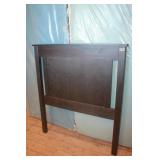 Hardwood Headboard & 2 Boxsprings / Single