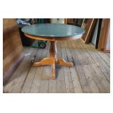 Stone Top Pedestal Dining Table