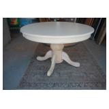 Ornate Oak Pedestal Table 48'
