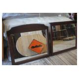 Bevelled Hardwood Mirrors /  Canada