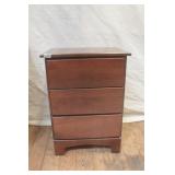 3 Drawer Birch Nite Stand